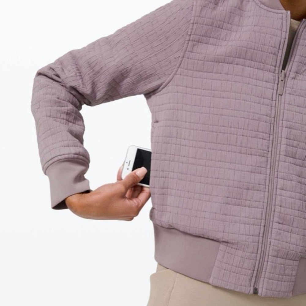 Lululemon athletica nonstop bomber jacket - Picture 2 of 10